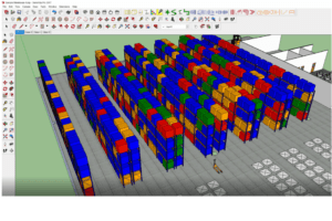 WarehouseBlueprint 3D HeatMap